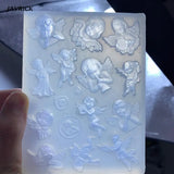 Angel Silicone Mold Epoxy Resin Filler Mold for Quicksand Resin Molds