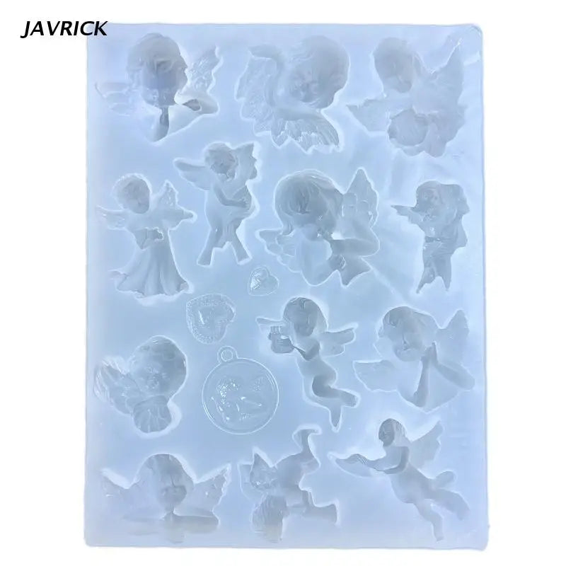 Angel Silicone Mold Epoxy Resin Filler Mold for Quicksand Resin Molds