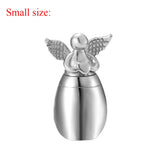 Angel Wing Heart Memorial Keepsake Cremation Urn Engraved