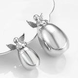 Angel Wing Heart Memorial Keepsake Cremation Urn Engraved