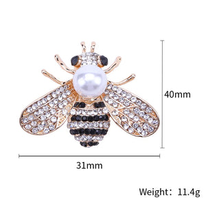 Vintage Animal Bee Brooch Pin for Women Men Insect Jewelry