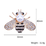 Vintage Animal Bee Brooch Pin for Women Men Insect Jewelry