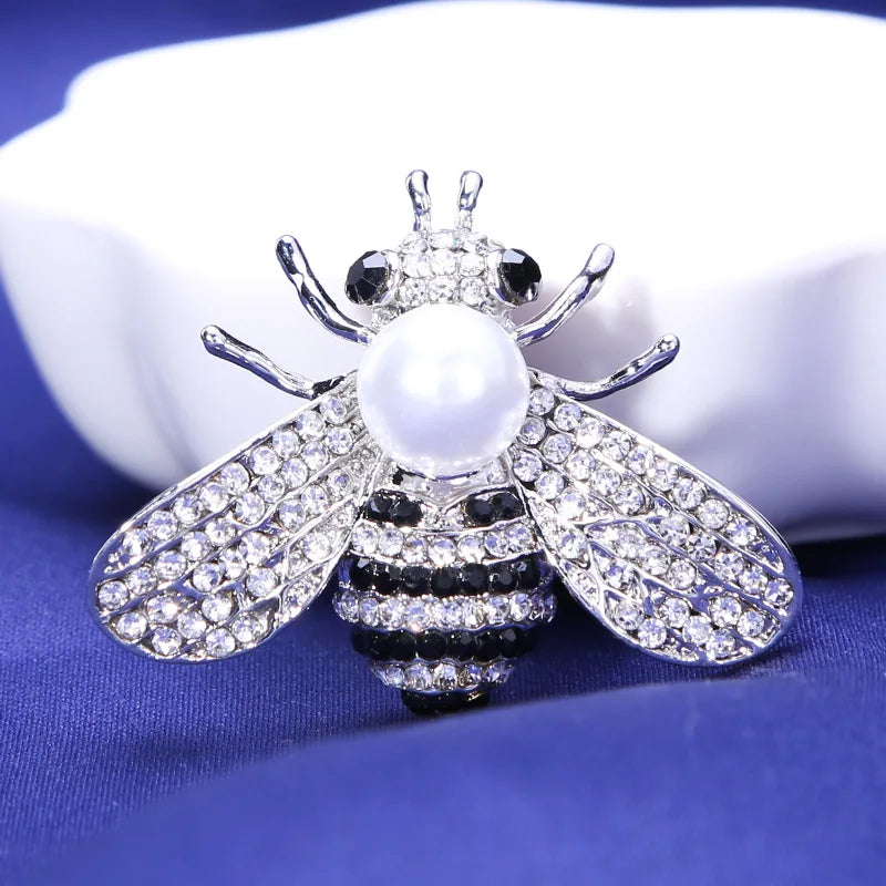 Vintage Animal Bee Brooch Pin for Women Men Insect Jewelry