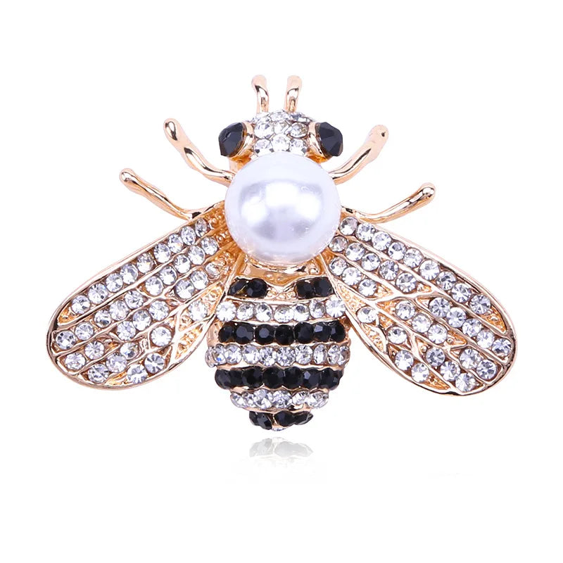 Vintage Animal Bee Brooch Pin for Women Men Insect Jewelry