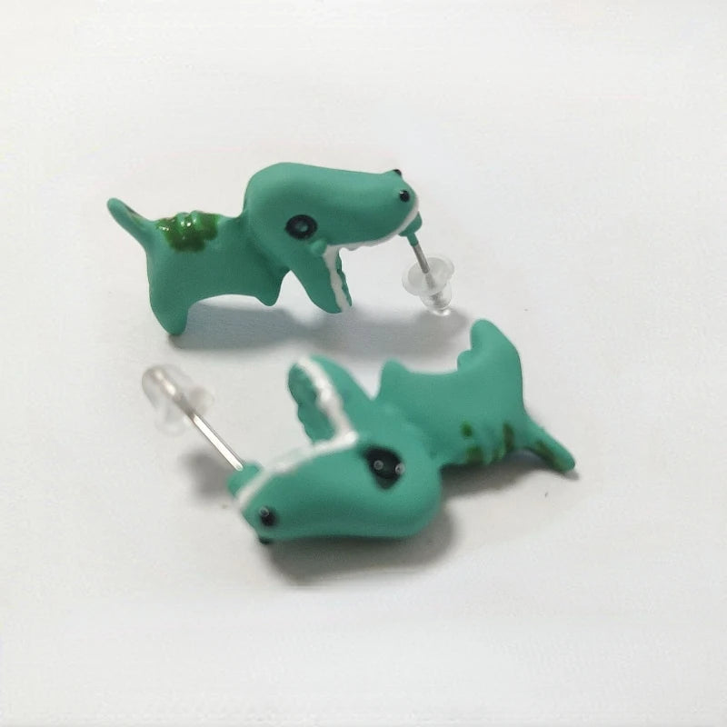 Tyrannosaurus Bite Earrings Dinosaur Earrings Party Fun Gift
