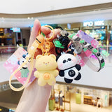 Rabbit Cartoon Keychain Car Accessories Jewelry Gift