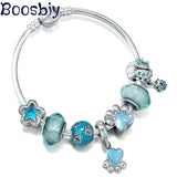 Animal Claw Charm Bracelet Pets Pendant Beads Fits Chain Women European Jewelry