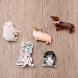 French Corgi Shark Hair Claw Clip Acetate Headwear