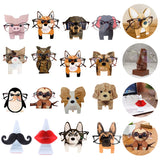 Corgi Dog Glasses Holder Stand Wooden Ornament Display Rack