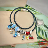 S925 Sterling Silver Chameleon Pendant for Kids Bracelet Necklace