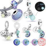 S925 Sterling Silver Chameleon Pendant for Kids Bracelet Necklace