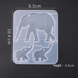 Animal Silicone Mold Elephant Alpaca Polar Bear Shape Epoxy Resin