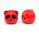 Hand-made Panda Porcelain Beads 12mm for Jewelry Making