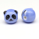 Hand-made Panda Porcelain Beads 12mm for Jewelry Making