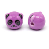 Hand-made Panda Porcelain Beads 12mm for Jewelry Making
