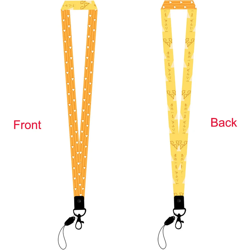 Demon Slayer Kimetsu no Yaiba Lanyard Keychain ID Card Pass Holder