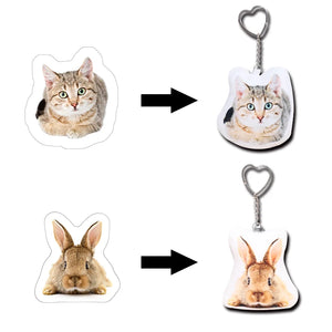 Anime Mini Keychain Pillow Hanging Decoration Phone Strap for pet dog cat