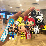 Anime Wrestling Keychain Car Key Chain Toys Accessories