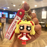 Anime Wrestling Keychain Car Key Chain Toys Accessories