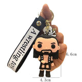 Anime Wrestling Keychain Car Key Chain Toys Accessories