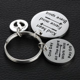 Baby Feet Charms Keychain DIY Engraved Keyring Birthday Gift