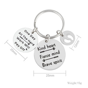 Baby Feet Charms Keychain DIY Engraved Keyring Birthday Gift
