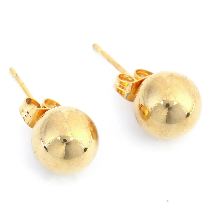 Ball Earrings Stud Women Round Earrings Jewelry