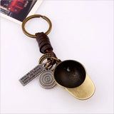 Baseball Cap Keychain Pendant Retro School Bag Decoration Accessories