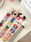 Bear Baby Hair Clips Holder Hairpins Storage Belt Wall Hair Band Organizer