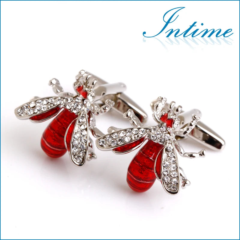 Bee Cufflinks Novelty Cuff links Men's Accessories