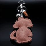 Crystal Monkey Keychain Cartoon Animal Bag Charm Keyring