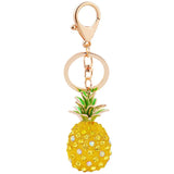 Big Pineapple Keychain Tropical Fruits Key Chain Key Ring Holder