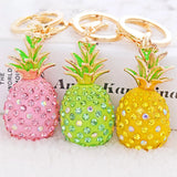 Big Pineapple Keychain Tropical Fruits Key Chain Key Ring Holder