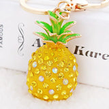Big Pineapple Keychain Tropical Fruits Key Chain Key Ring Holder