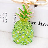 Big Pineapple Keychain Tropical Fruits Key Chain Key Ring Holder