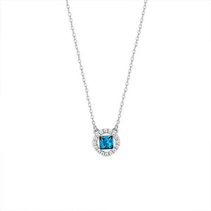 Crystal Tiny Galaxy Stars Pendant Clavicle Chain Necklaces Silver Bling Woman