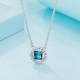 Crystal Tiny Galaxy Stars Pendant Clavicle Chain Necklaces Silver Bling Woman