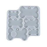 Bone Shape Resin Mold Silicone Keychain Mold Pendant Epoxy Casting Mould