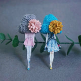 Acrylic Girl Brooch Pins Clothing Accessories Drop-ship