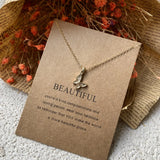 Gold Butterfly Pendant Necklace for Women Party Jewelry