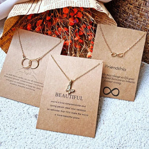Gold Butterfly Pendant Necklace for Women Party Jewelry