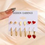 Butterfly Mushroom Earring Set for Woman