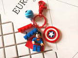 Buzz Lightyear Keychain Building Block Key Ring Pendant