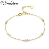 925 Sterling Silver Chain Foot Jewelry Anklet For Women Girls Leg Bracelet