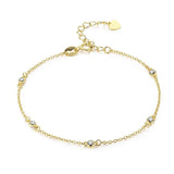 925 Sterling Silver Chain Foot Jewelry Anklet For Women Girls Leg Bracelet