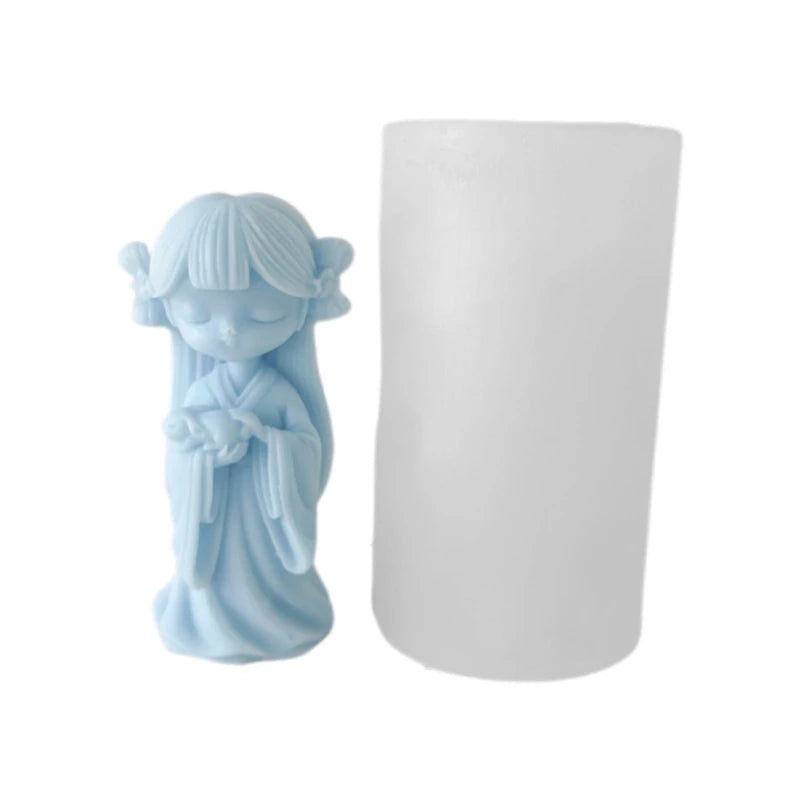 Girl Candle Mold for DIY Soap,Aromatherapy Candle