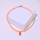 Boho Candy Bear Pendants Necklace for Women