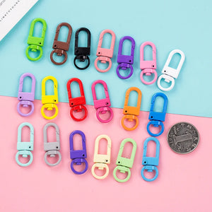 Metal Lobster Clasp Candy Keychain Ring for DIY Jewelry Making