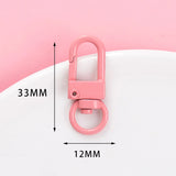 Metal Lobster Clasp Candy Keychain Ring for DIY Jewelry Making