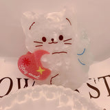Cartoon Acetic Acid Cat Hair Clips for Women